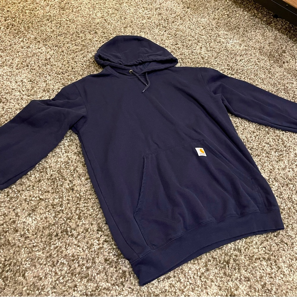 Men’s medium Carhartt heavy duty hoodie navy